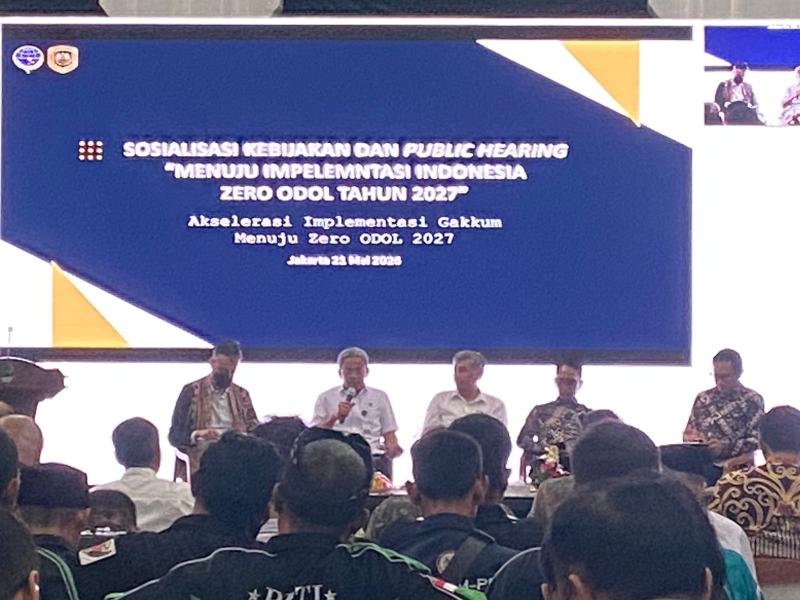 Sosialisasi dan Public Hearing Kebijakan Zero ODOL “Transformasi Ekosistem Angkutan...